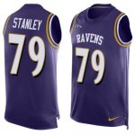 Jerseys Factory Cheap Nike Ravens #79 Ronnie Stanley Purple Team
