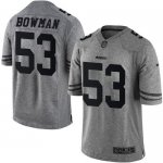 Jerseys Factory Cheap Nike 49ers #53 NaVorro Bowman Gray Men's S