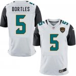 Jerseys Factory Cheap Nike Jaguars #5 Blake Bortles White Men's
