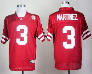 Jerseys Factory Cheap Cornhuskers #3 Taylor Martinez Red Embroid
