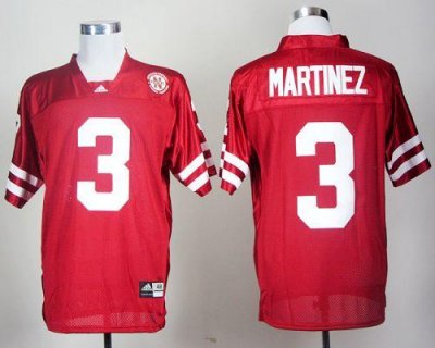 Jerseys Factory Cheap Cornhuskers #3 Taylor Martinez Red Embroid
