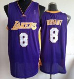 Jerseys Factory Cheap Lakers #8 Kobe Bryant Purple Throwback Sti