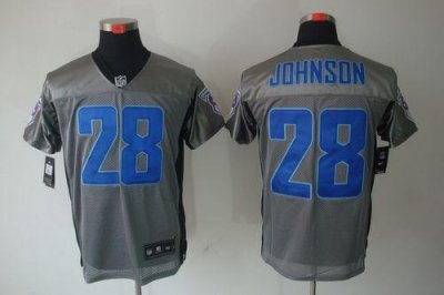 Jerseys Factory Cheap Nike Titans #28 Chris Johnson Grey Shadow