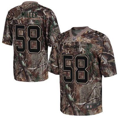 Jerseys Factory Cheap Nike Broncos #58 Von Miller Camo Men's Emb