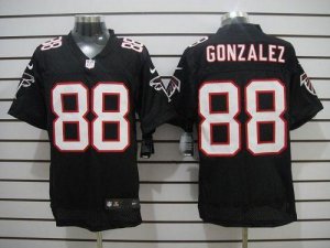 Jerseys Factory Cheap Nike Falcons #88 Tony Gonzalez Black Alter