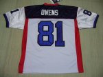 Jerseys Factory Cheap Bills #81 Terrell Owens White Stitched NFL