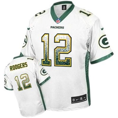 Jerseys Factory Cheap Nike Packers #12 Aaron Rodgers White Youth
