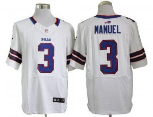 Jerseys Factory Cheap Nike Bills #3 EJ Manuel White Men's Stitch