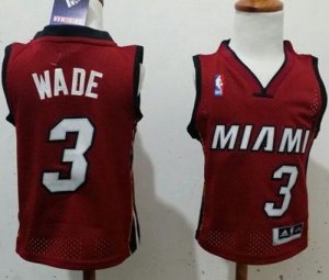 Jerseys Factory Cheap Toddler Heat #3 Dwyane Wade Red Stitched N