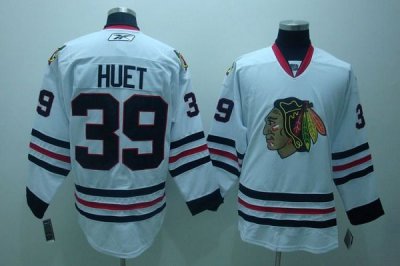 Jerseys Factory Cheap Blackhawks #39 Cristobal Huet Embroidered