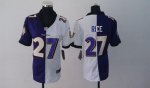 Jerseys Factory Cheap Nike Ravens #27 Ray Rice Purple/White Wome