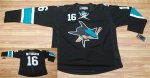 Jerseys Factory Cheap Sharks #16 Devin Setoguchi Embroidered Bla