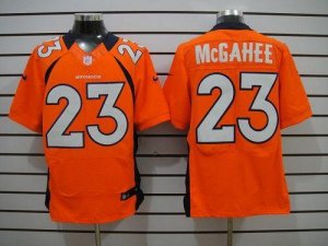 Jerseys Factory Cheap Nike Broncos #23 Willis McGahee Orange Tea