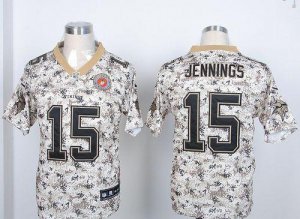 Jerseys Factory Cheap Nike Vikings #15 Greg Jennings Camo USMC M