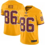 Jerseys Factory Cheap Nike Redskins #86 Jordan Reed Gold Men's S