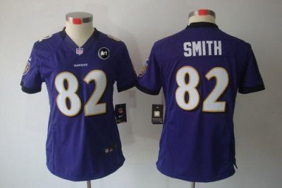 Jerseys Factory Cheap Nike Ravens #82 Torrey Smith Purple Team C