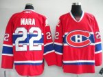 Jerseys Factory Cheap Canadiens #22 Paul Mara Embroidered Red Ne