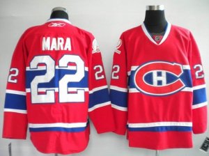 Jerseys Factory Cheap Canadiens #22 Paul Mara Embroidered Red Ne