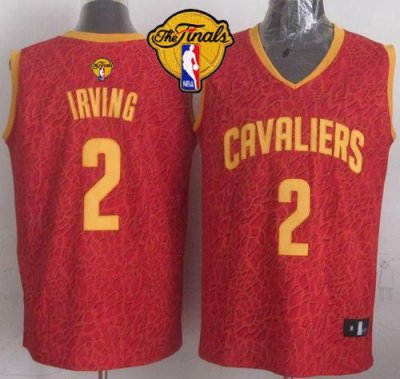 Jerseys Factory Cheap Cavaliers #2 Kyrie Irving Red Crazy Light