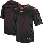 Jerseys Factory Cheap Nike 49ers #7 Colin Kaepernick Lights Out