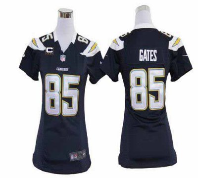 Jerseys Factory Cheap Nike Chargers #85 Antonio Gates Navy Blue