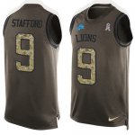 Jerseys Factory Cheap Nike Lions #9 Matthew Stafford Green Men's
