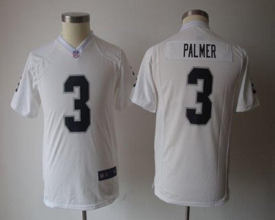 Jerseys Factory Cheap Nike Raiders #3 Carson Palmer White Youth