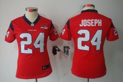 Jerseys Factory Cheap Nike Texans #24 Johnathan Joseph Red Alter