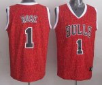 Jerseys Factory Cheap Bulls #1 Derrick Rose Red Crazy Light Stit