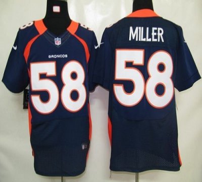 Jerseys Factory Cheap Nike Broncos #58 Von Miller Navy Blue Alte