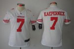 Jerseys Factory Cheap Nike 49ers #7 Colin Kaepernick White Women