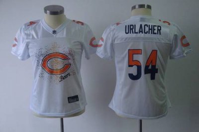 Jerseys Factory Cheap Bears #54 Brian Urlacher White 2011 Women'