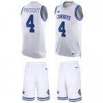 Jerseys Factory Cheap Nike Cowboys #4 Dak Prescott White Men's S