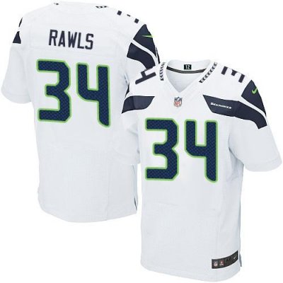 Jerseys Factory Cheap Nike Seahawks #34 Thomas Rawls White Men's