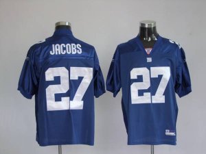 Jerseys Factory Cheap Giants Brandon Jacobs #27 Stitched Blue NF
