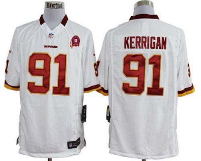 Jerseys Factory Cheap Nike Redskins #91 Ryan Kerrigan White With