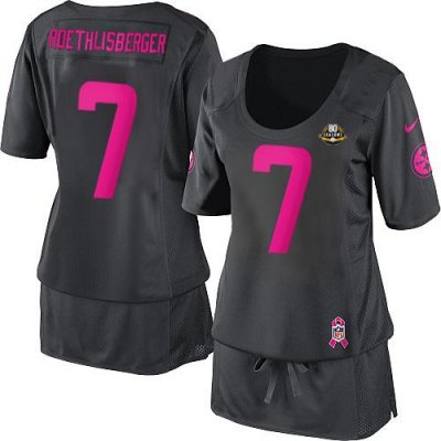 Jerseys Factory Cheap Nike Steelers #7 Ben Roethlisberger Dark G