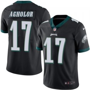 Jerseys Factory Cheap Nike Eagles #17 Nelson Agholor Black Men's