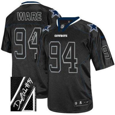 Jerseys Factory Cheap Nike Cowboys #94 DeMarcus Ware Lights Out