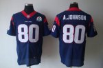 Jerseys Factory Cheap Nike Texans #80 Andre Johnson Navy Blue Te