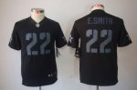 Jerseys Factory Cheap Nike Cowboys #22 Emmitt Smith Black Impact