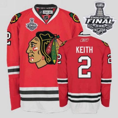 Jerseys Factory Cheap Blackhawks #2 Duncan Keith Embroidered Red
