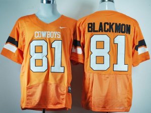 Jerseys Factory Cheap Cowboys #81 Justin Blackmon Orange Pro Com