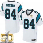 Jerseys Factory Cheap Nike Panthers #84 Ed Dickson White Super B