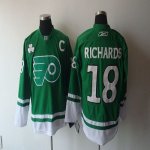 Jerseys Factory Cheap Flyers #18 Mike Richards Green St. Patty's