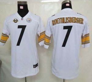 Jerseys Factory Cheap Nike Steelers #7 Ben Roethlisberger White