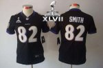 Jerseys Factory Cheap Nike Ravens #82 Torrey Smith Black Alterna