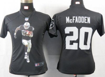 Jerseys Factory Cheap Nike Raiders #20 Darren McFadden Black Tea