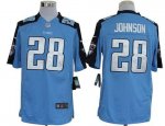 Jerseys Factory Cheap Nike Titans #28 Chris Johnson Light Blue T