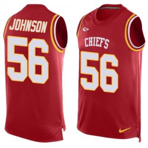 Jerseys Factory Cheap Nike Chiefs #56 Derrick Johnson Red Team C
